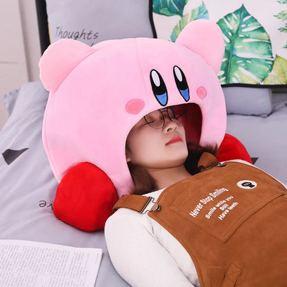 Anime Games Kirby Plush Doll – Soft Nap Pillow, Kawaii Pet Cat Nest & Stuffed Toy Bed, Cute Gift for Kids
