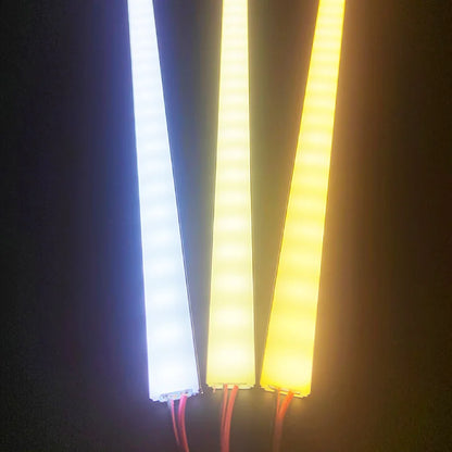 72LED Super Bright Light Bar - 50cm DC12V Aluminum Strip Lamp for Kitchen & Shelf Lighting