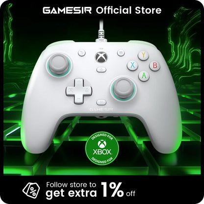 GameSir G7 SE Wired Xbox Controller — Gamepad for Xbox Series X, Series S & Xbox One with Hall Effect Joystick