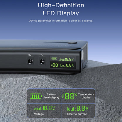 4×18650 DC UPS Backup Power Supply - 5V/9V/12V Router & Device Battery Backup