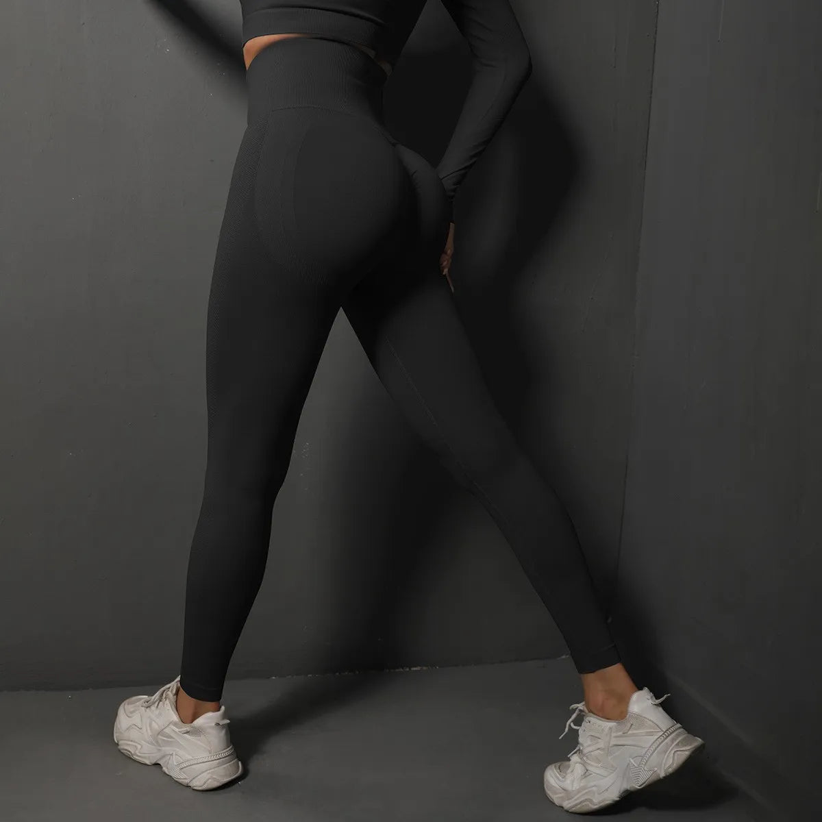 High Waist Women’s Yoga Leggings – Seamless Push-Up Fitness, Running & Gym Pants with Hip Lift and High Elasticity