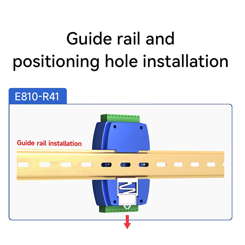 Industrial RS485 Photoelectric Isolation Hub – DC 8–28V Power & Signal Isolator Module with ESD Protection (COJXU E810-R Series)