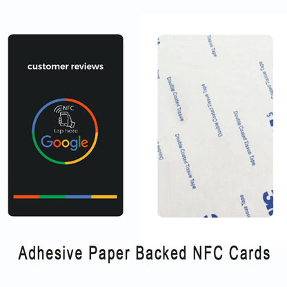 Universal NFC Google Review Cards – Instagram & Facebook Tap-to-URL Social Business Cards for Android & iPhone