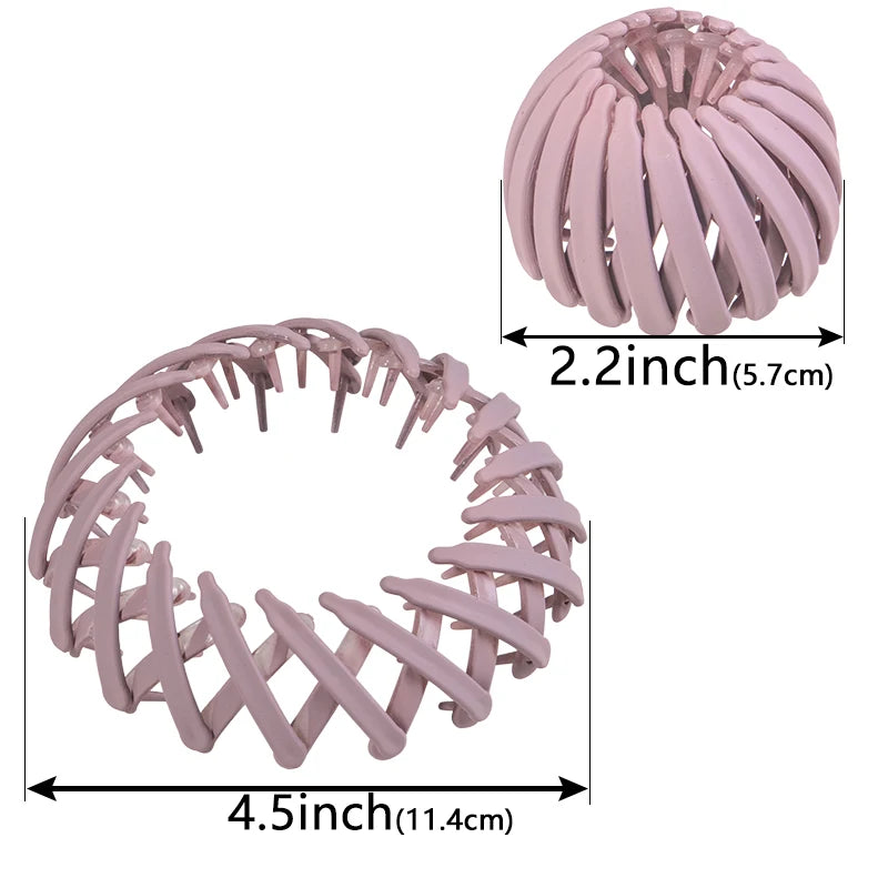 Bird Nest Hair Claw Clips – 1/4/7pcs Matte Hair Clips for Women & Girls, Ponytail Hair Styling Accessories
