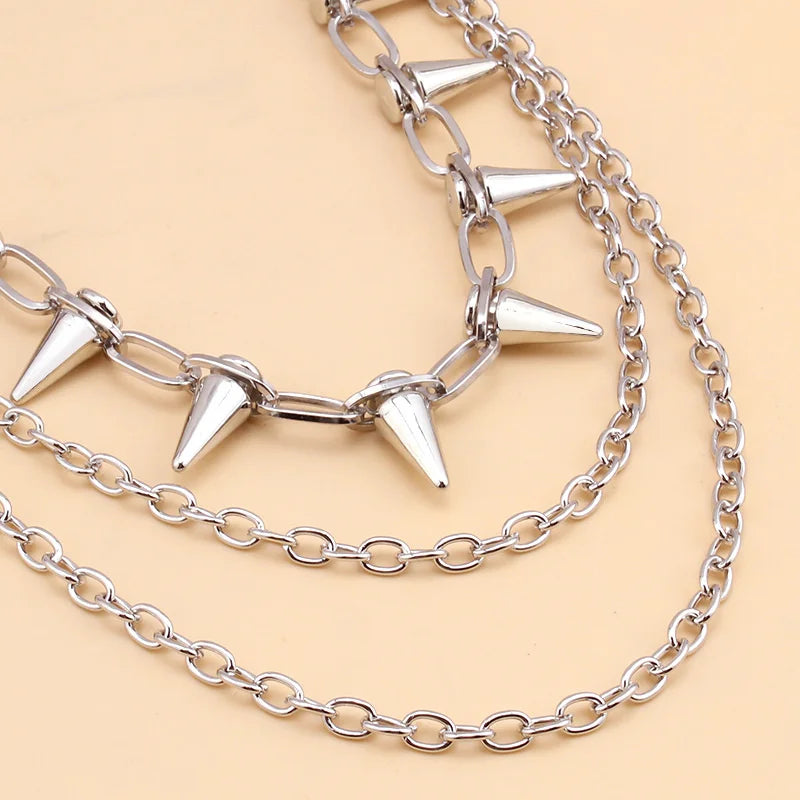 Hip-Hop Punk Rock Metal Waist Chain – Unisex Keychain & Wallet Chain for Jeans & Trousers