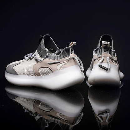 Summer Oversized Mesh Coconut Shoes - Lightweight Comfortable Sports Running Shoes for Men, Large Sizes up to 46