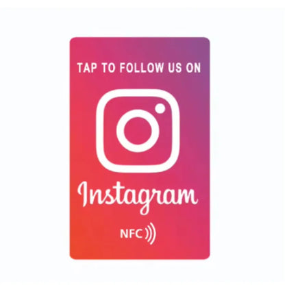 13.56MHz NFC Google Review Sticker - 10CM Programmable Acrylic NFC 215 Table Sticker