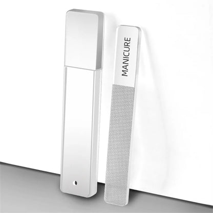 Nano Glass Nail File - Transparent Crystal Nail Buffer for Polishing, Smoothing & Shining Nails