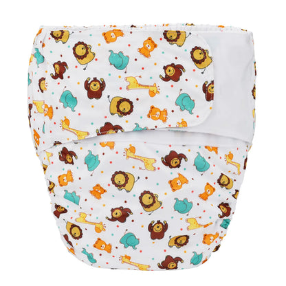 Sigzagor XL Adult Cloth Diaper – Reusable Pocket Nappy with Hook & Loop for Urinary Incontinence 68–128 cm Waist