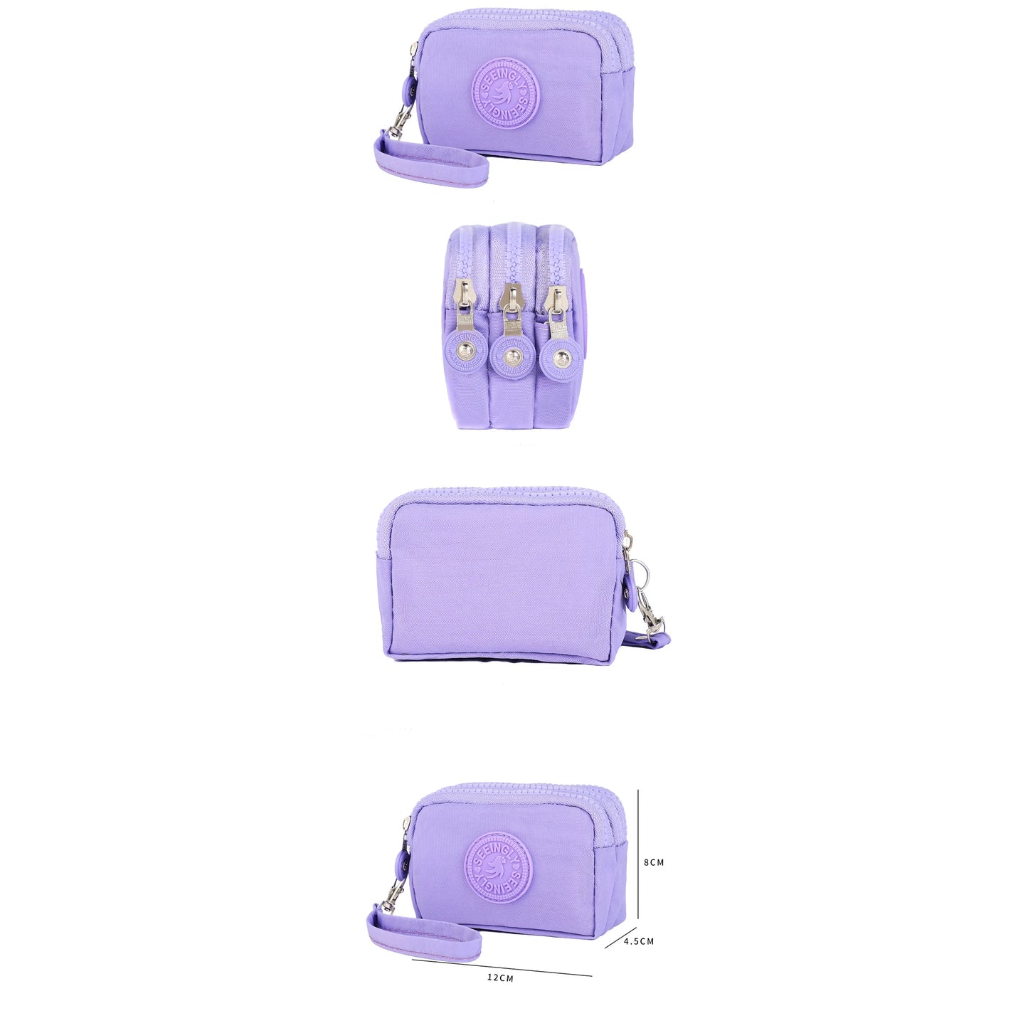 Women’s Three-Layer Nylon Wallet – Large Capacity Waterproof Oxford Cloth Coin Purse, Portable Korean Style