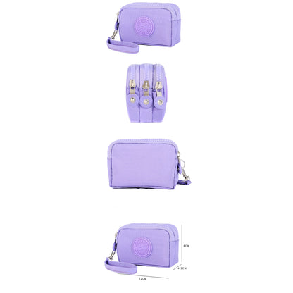 Women’s Three-Layer Nylon Wallet – Large Capacity Waterproof Oxford Cloth Coin Purse, Portable Korean Style
