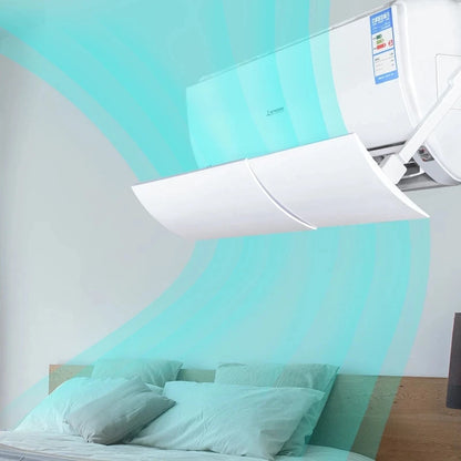 Adjustable Hanging Air Conditioning Deflector – Anti-Direct Blowing Windshield Baffle for Home AC