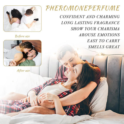 Pheromone Midnight Temptation Unisex Perfume – Irresistible High-End Couple Fragrance to Attract Opposite