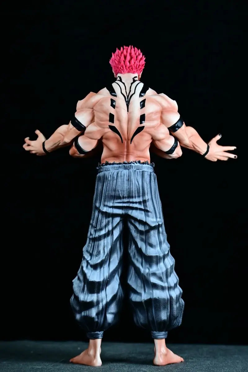 Jujutsu Kaisen Sukuna Anime Figure - 31cm Ryomen Sukuna Collectible Statue Desktop Ornament Gift