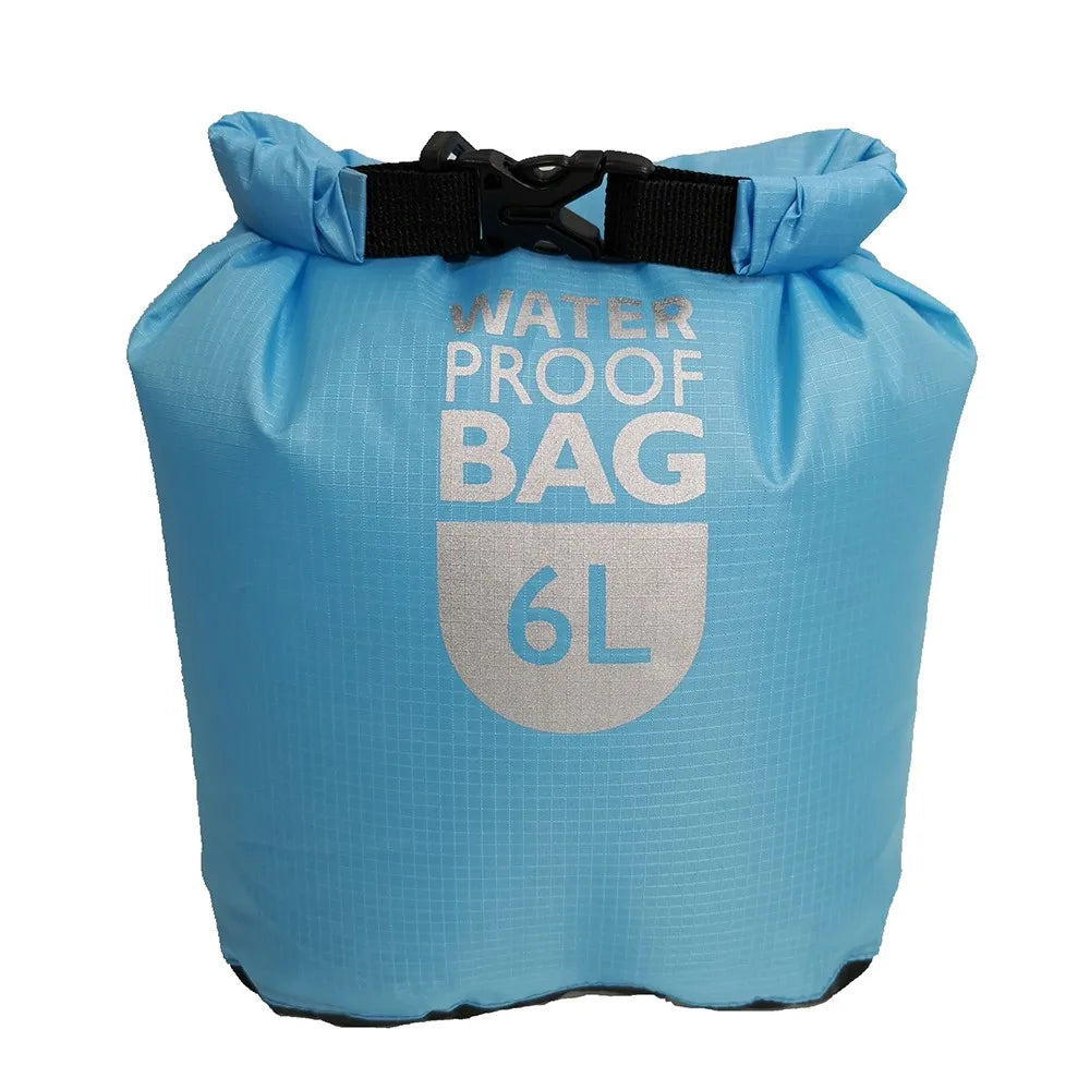 6L/12L Outdoor Dry Bag – Waterproof Sack for Fishing, Boating, Rafting, Kayaking, Floating Accessories