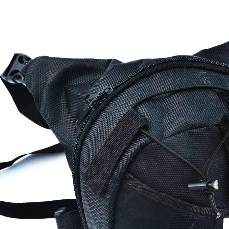 Multifunction Motorcycle Drop Leg Bag – Oxford Waist Bag for Men, Casual Fanny Pack for Moto & Biker Outdoors