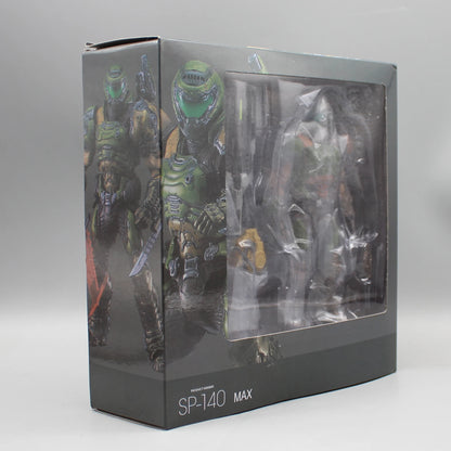 17cm Figma SP-140 Doom Slayer Eternal Action Figure — Anime Destroy Warrior Collectible, Movable Figurine Model Toy Gift