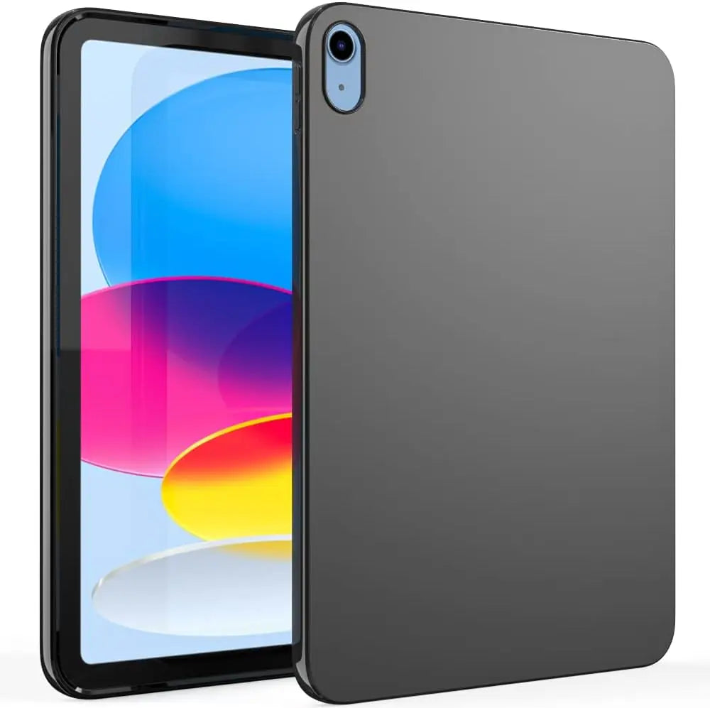 Soft Silicone iPad Case - Flexible TPU Protective Back Cover for iPad Air, Mini & Pro 11"–12.9" Models