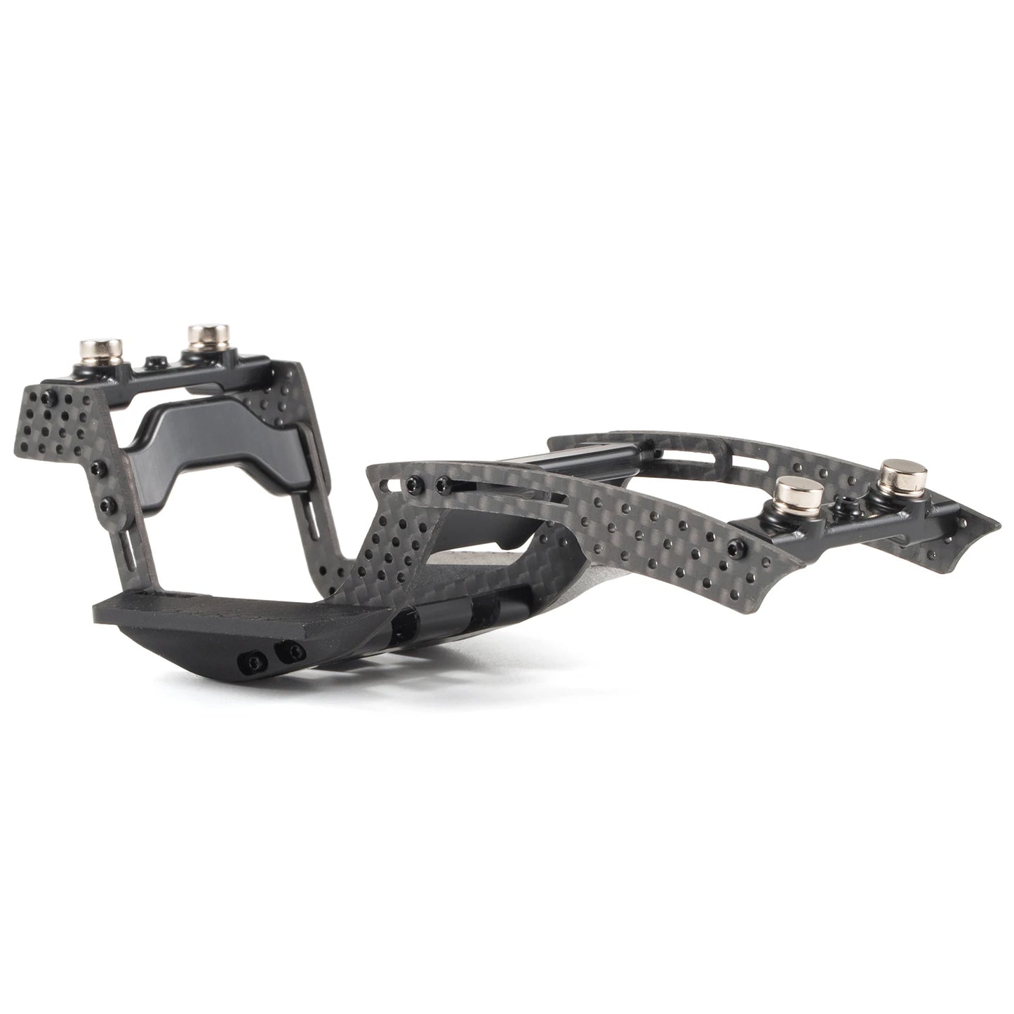 Carbon Fiber 1/24 LCG Chassis Kit - High-Clearance Adjustable Wheelbase for SCX24 Custom Performance Builds