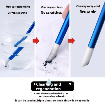 Aluminum Alloy Panel Line Eraser Stick – Model Cleaning & Wiping Tool for Precision Assembly & Hobby Craft Use