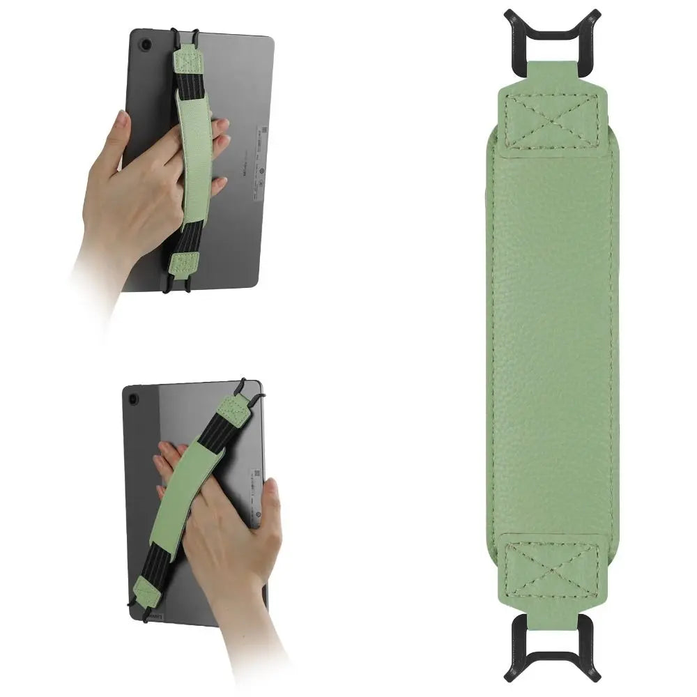 Leather Tablet Hand Strap — Elastic Anti-Drop E-Reader Holder for Kindle, iPad, Kobo, Sony, Pocketbook, Lenovo