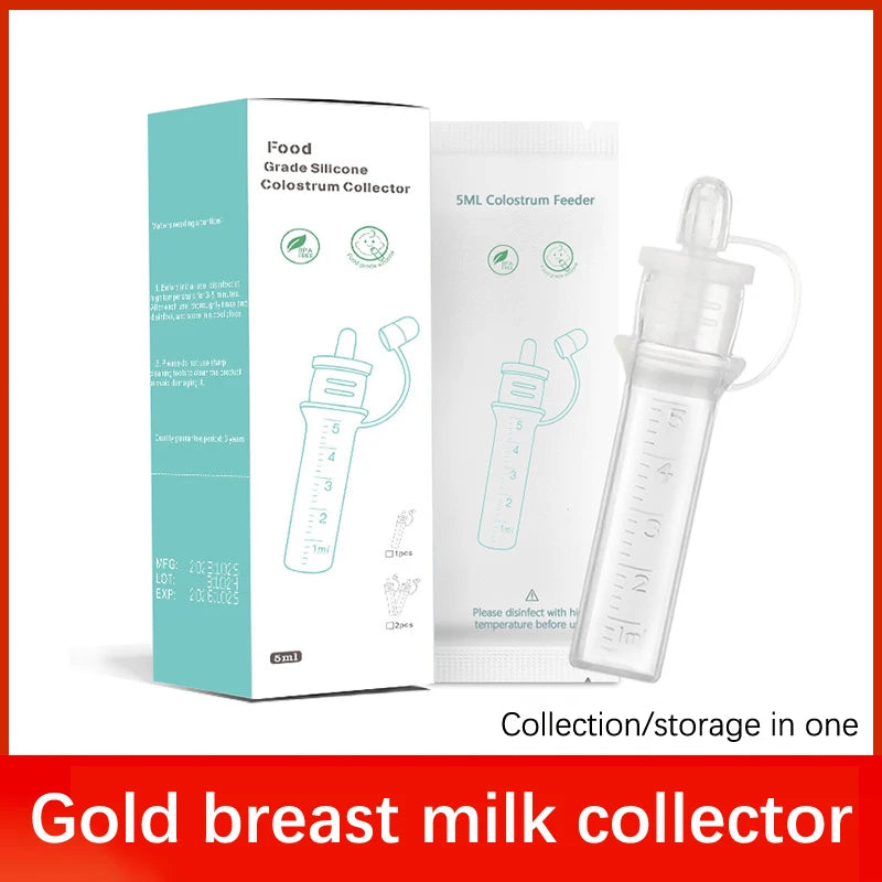 Colostrum Collector - Reusable Breast Milk Collection and Infant Feeding Device