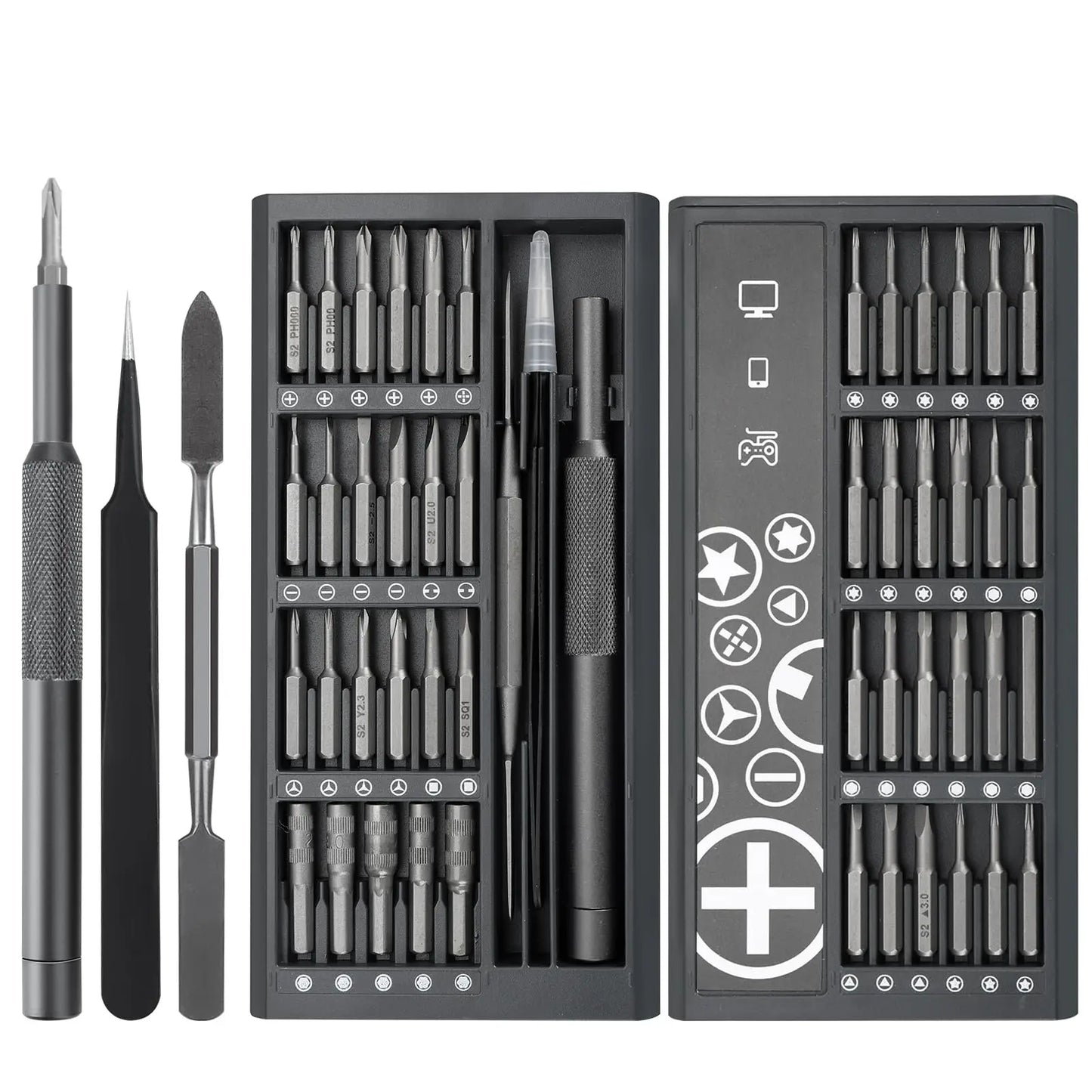 50-in-1 Precision Screwdriver Set – Magnetic Repair Tools for iPhone, Glasses, Watches, Game Consoles & Cameras