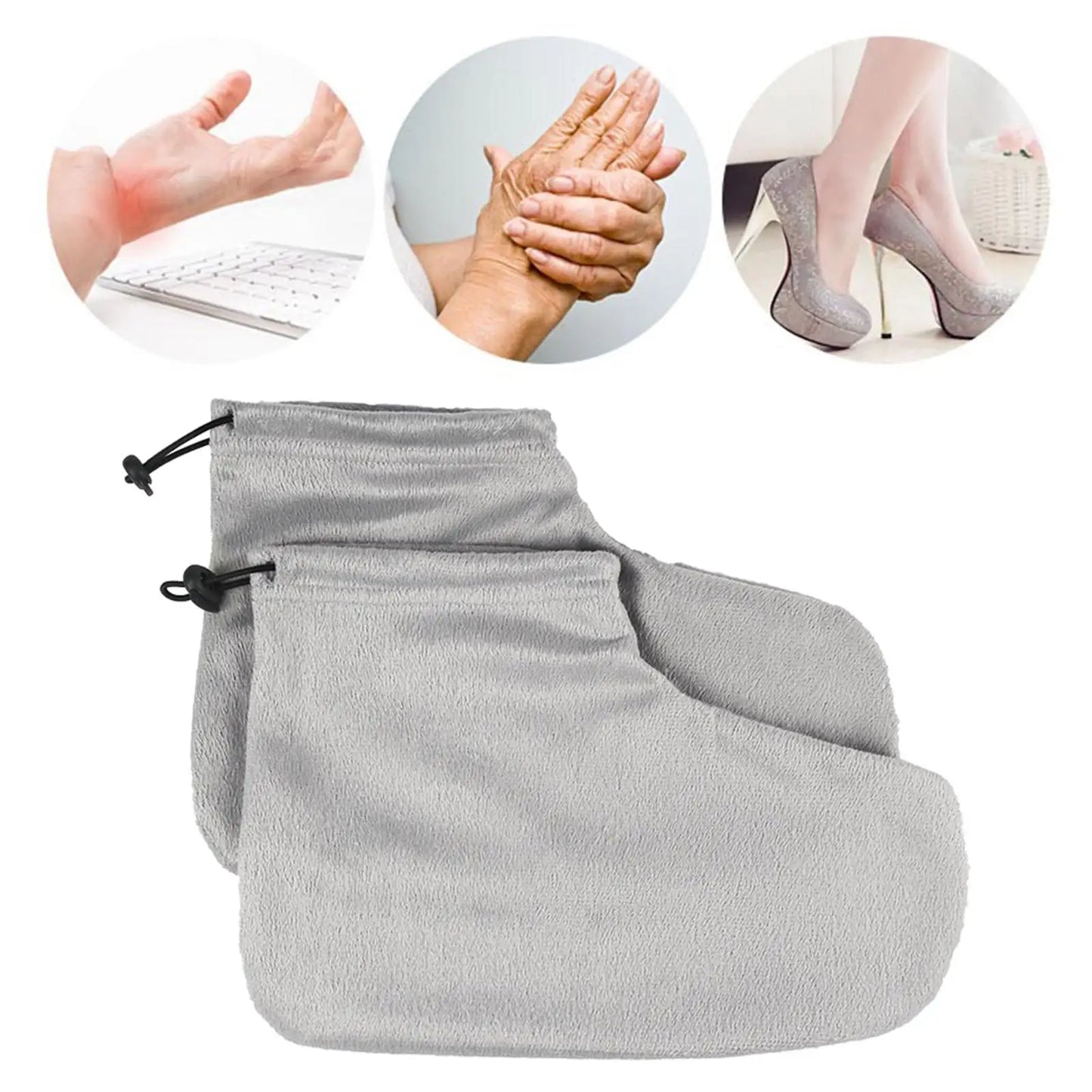 Paraffin Wax Mitts for Hands & Feet – Warmth Covers for Nail Art & Spa Treatments