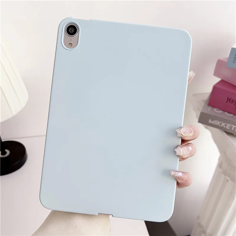 Soft Skin-Friendly iPad Case - Protective Cover for iPad Pro, Air, Mini and 10th/9th/8th/7th Gen