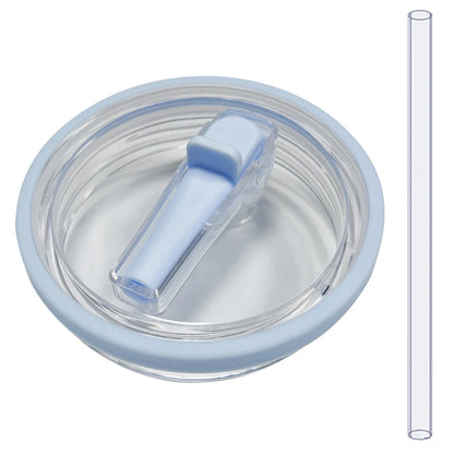 40oz Tumbler Flip Straw Lid – Spill-Proof, Reusable Replacement Cover for Stanley Cups