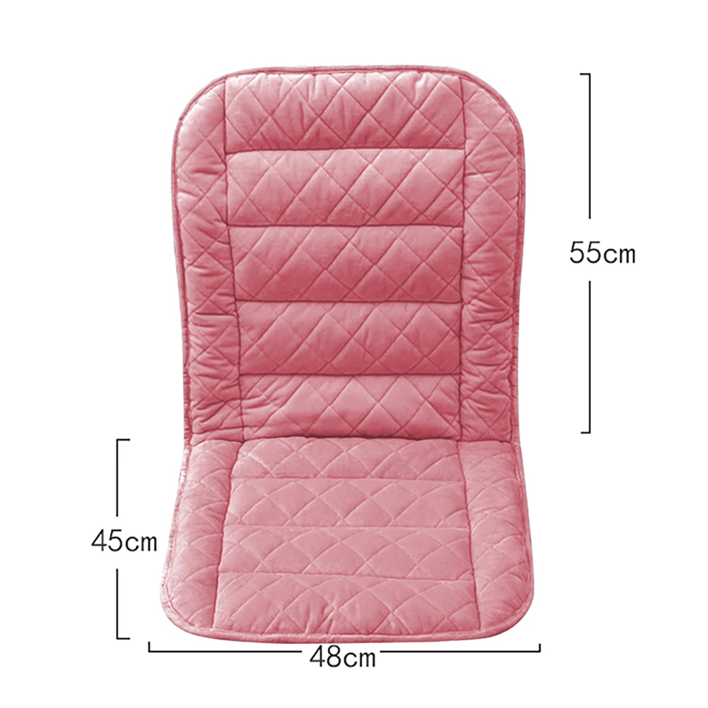 USB Heated Backrest Cushion for Office Chair – 3-Speed Temperature Heating Pad Winter Seat Mat