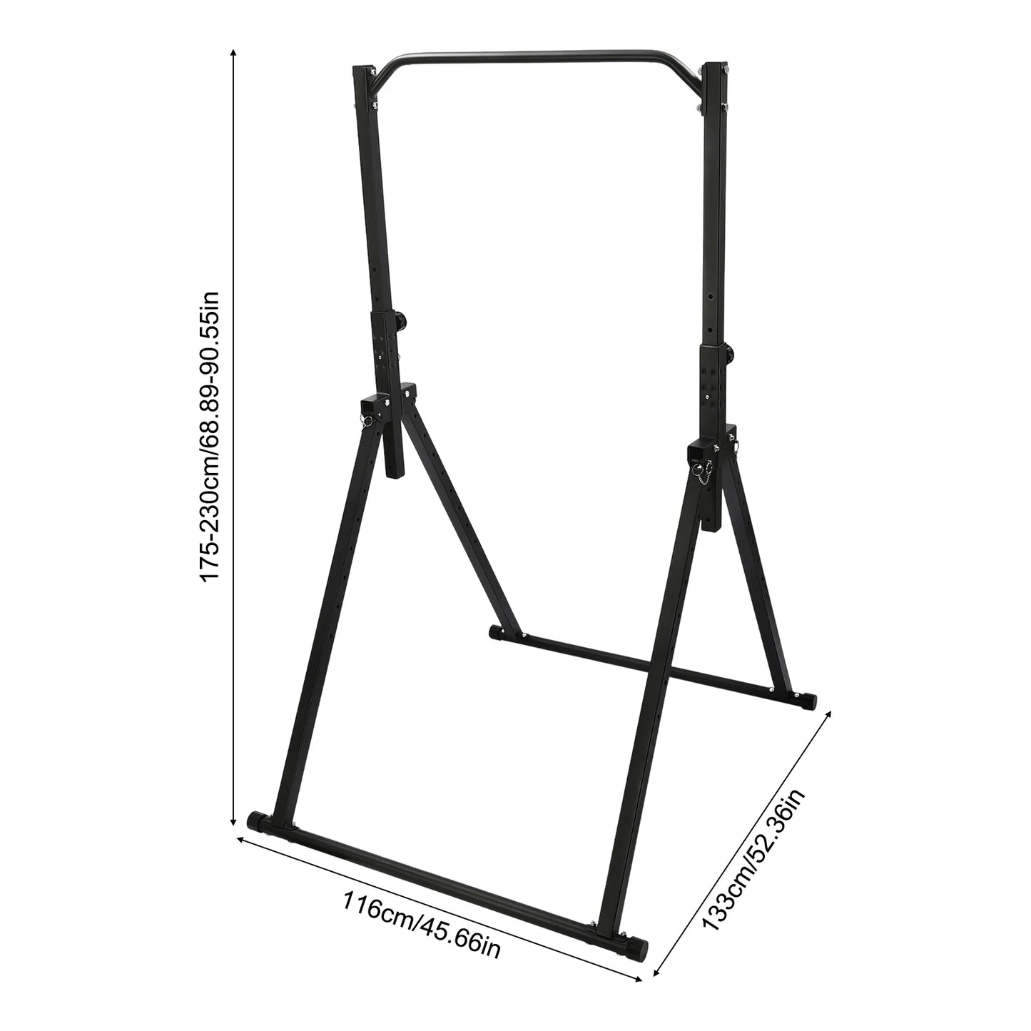 Adjustable Gymnastics Practice Bar – Carbon Steel Horizontal Bar for Home Workouts & Strength Training