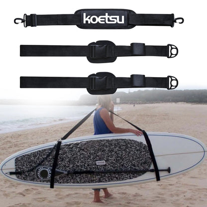 Adjustable Surfboard Shoulder Strap – Carry Sling for Paddleboard, Surfboard, Wakeboard, Kayak & Surfing Gear