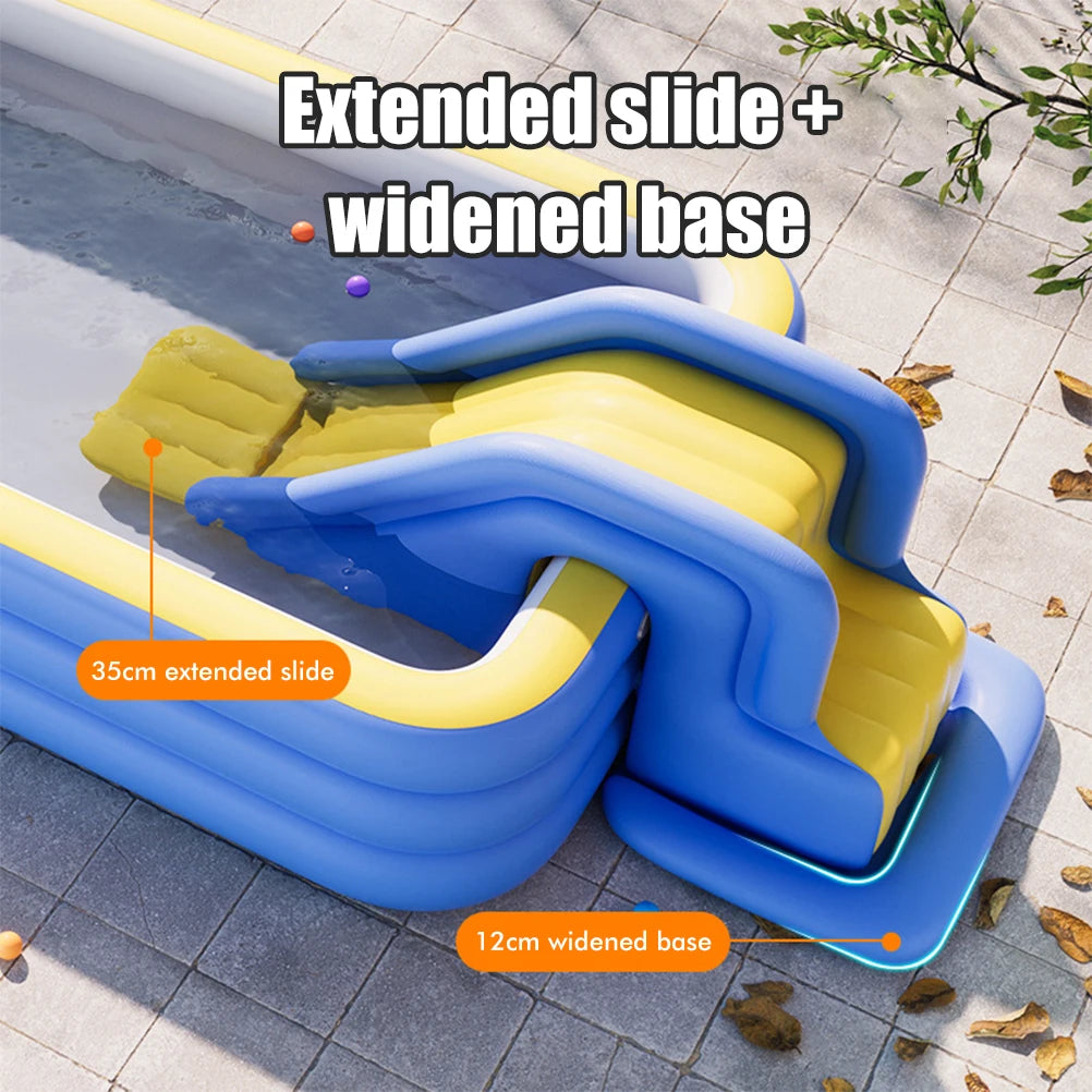 Inflatable Kids Slide & Climbing Wall Combo – Compact Outdoor Inflatable Play Park for Backyard Fun & Activities