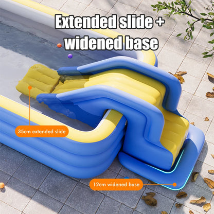 Inflatable Kids Slide & Climbing Wall Combo – Compact Outdoor Inflatable Play Park for Backyard Fun & Activities