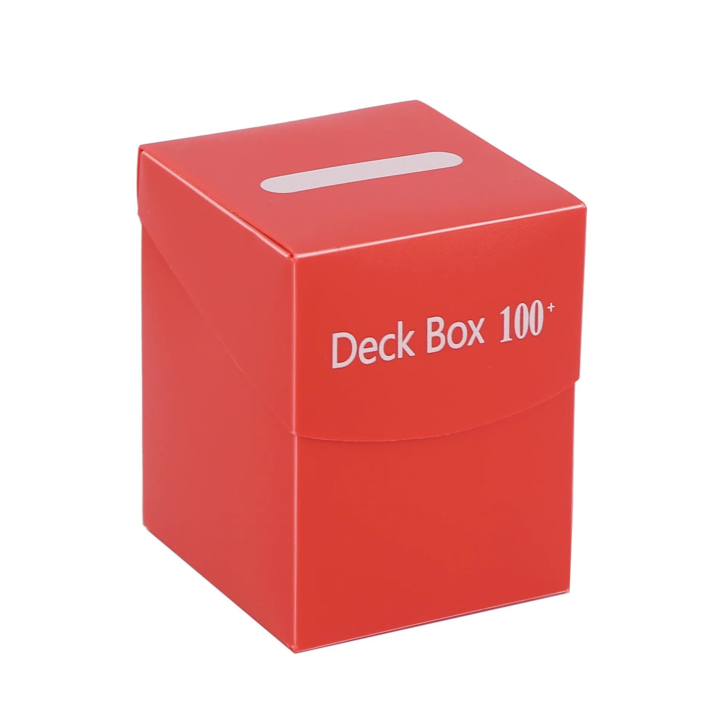 Trading Card Storage Box - 100+ Deck Game Card Carrying Case for Baseball Cards & Family Games