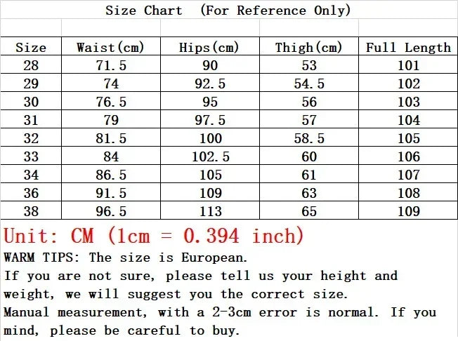 Men’s Elastic Skinny Jeans — Slim Fit Stretch Denim Pencil Pants Streetwear Casual Jogging Trousers Black