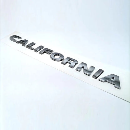 2020 California XXL Rear Lettering & 2019 California Ocean Trunk Emblem — Car Badge Replacement