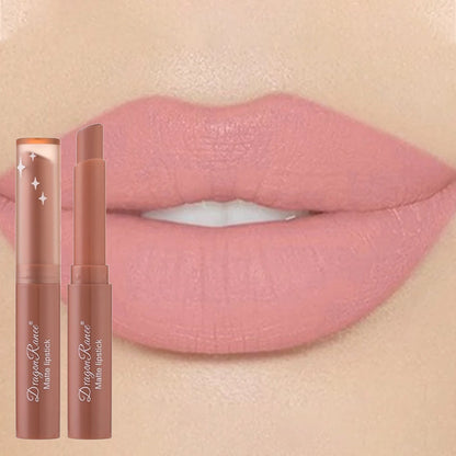 Nude Matte Waterproof Lipstick – Long-Lasting Velvet Red Lipsticks for Women, Non-Fading Lip Makeup