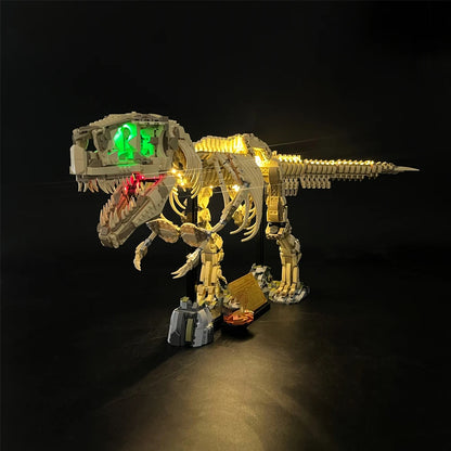 3145-Piece Dinosaur Fossil Building Blocks – 100cm T-Rex Bone Model Toy for Home Decor & Birthday Gifts