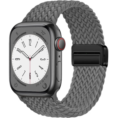 Braided Magnetic Strap for Apple Watch — Compatible with 38mm, 40mm, 41mm, 44mm, 45mm, 49mm Series SE, 7, 6, 8, 9, 10 & Ultra2