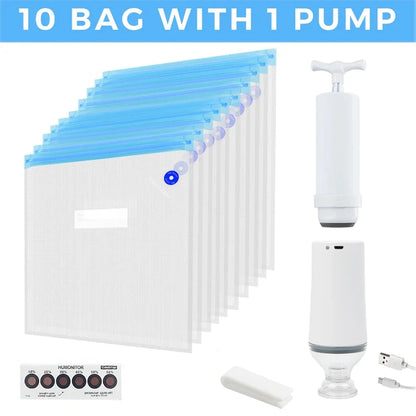 30-Pack Filament Storage Vacuum Bags for 3D Printer PLA/ABS/TPU - Humidity Resistant Dryer for Safekeeping