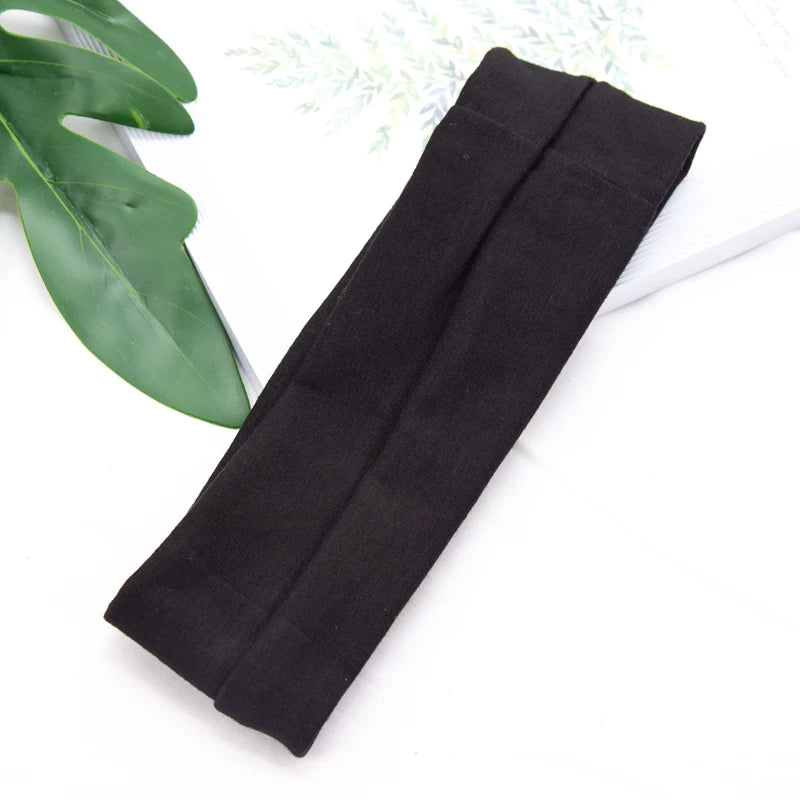 Elastic Cotton Hairband – Solid Fashion Headbands for Women & Men, Running, Yoga & Makeup Accessories