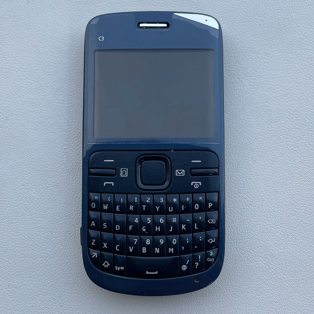 C3-00 Unlocked Mobile Phone - 2.4" GSM 2G QWERTY Keyboard Cellphone with 2MP Camera