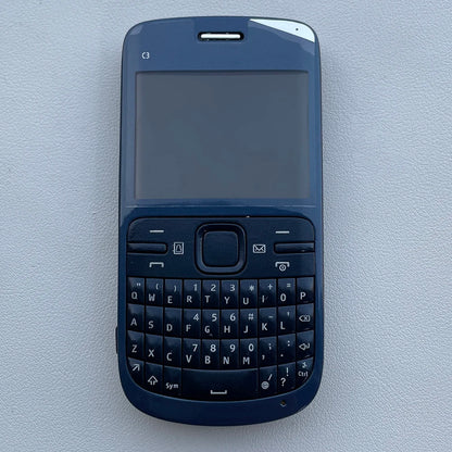 C3-00 Unlocked Mobile Phone - 2.4" GSM 2G QWERTY Keyboard Cellphone with 2MP Camera