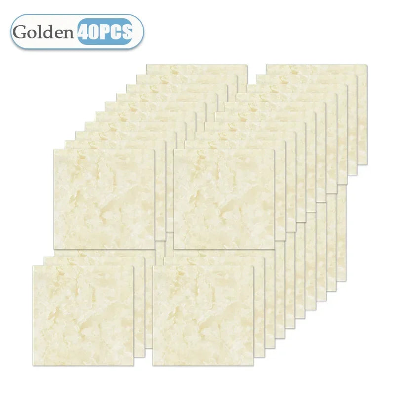Self-Adhesive Wallpaper Tile Stickers - Waterproof 30x30cm Kitchen & Bathroom Home Decor