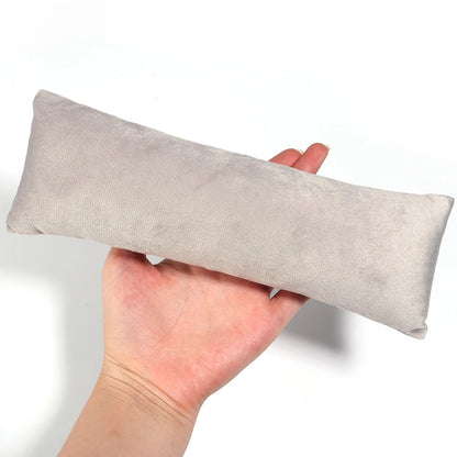 Velvet PU Leather Jewelry Pillow - Bracelet Watch Display Cushion Holder Organizer and Photography Prop