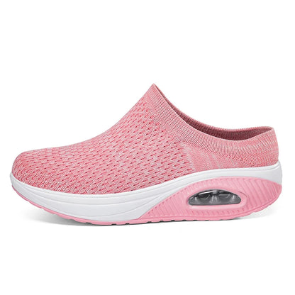 Breathable Lightweight Women’s Sneakers – Outdoor Soft Sock Slip-On Tennis Shoes for Women