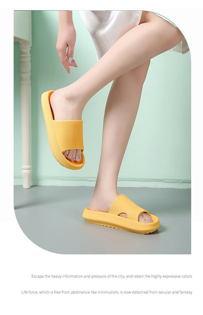 Men’s Soft-Soled Non-Slip Slippers – Summer Home EVA Comfort Slippers