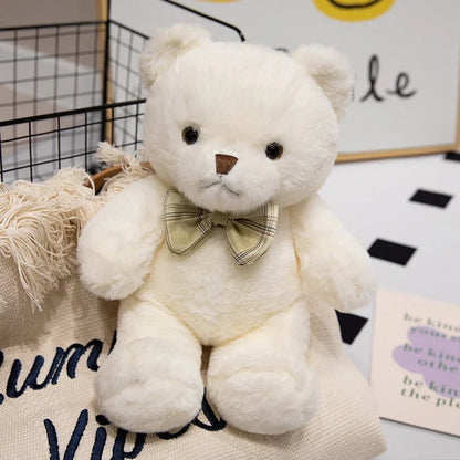 Cute Teddy Bear Plush Toy - Soft Stuffed Animal Doll for Kids, Valentine’s Day Gift & Home Decor